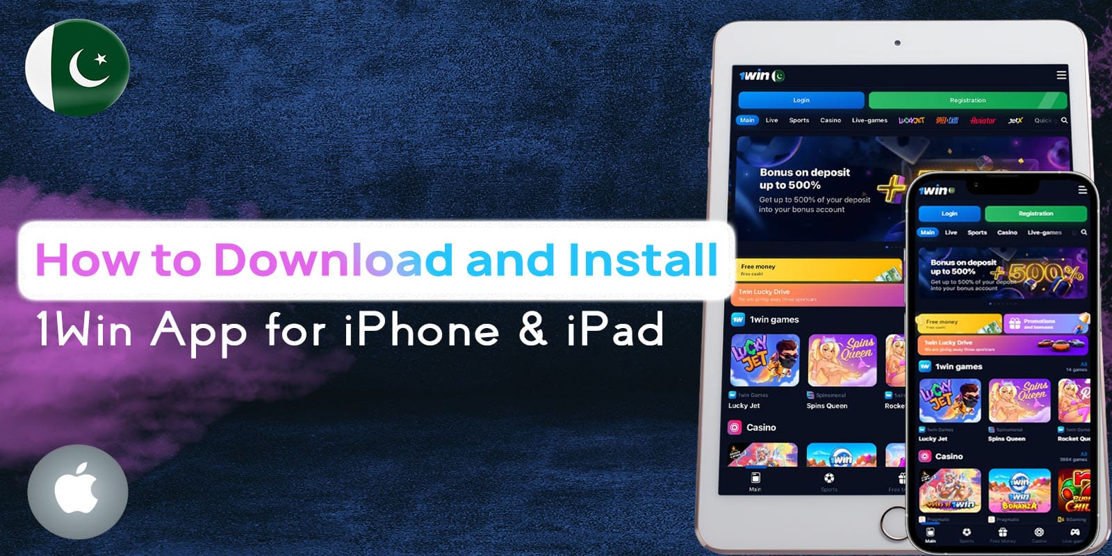 Download and install the application on iOS devices.