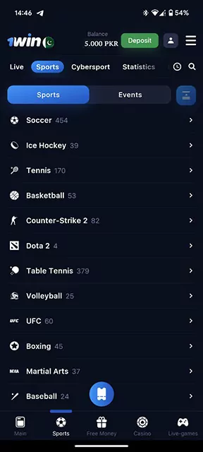 Explore the betting line up