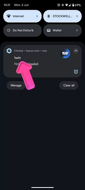Install the application