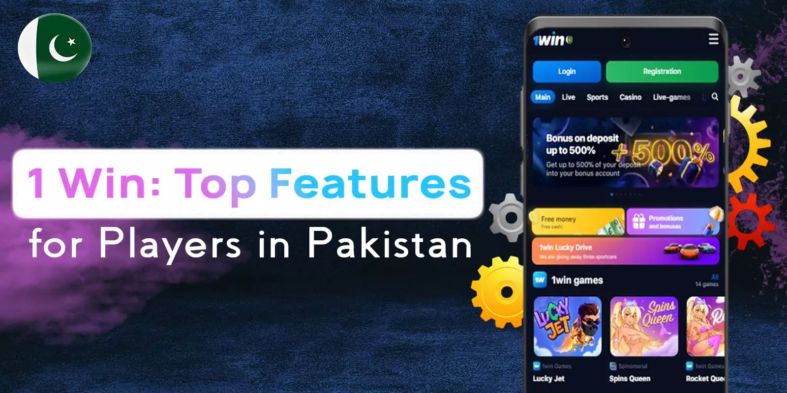 Exclusive advantages and features for players in Pakistan